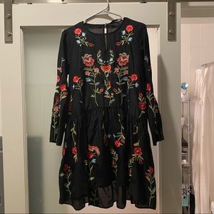Zara Embroidered Dress